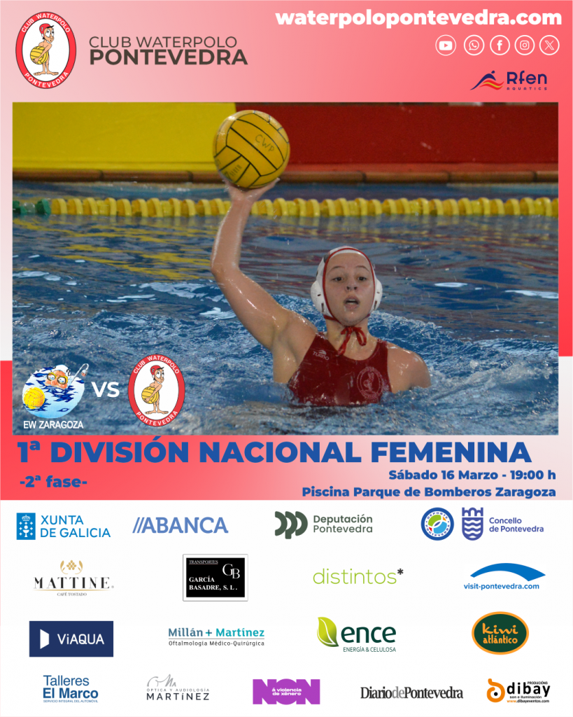 Viaje a Zaragoza para enfrentarse a la Escuela – Waterpolo Pontevedra